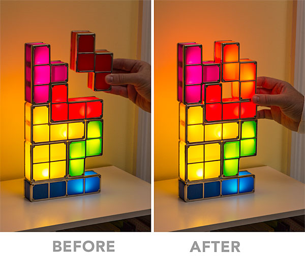 Tetris Stackable LED Desk Lamp