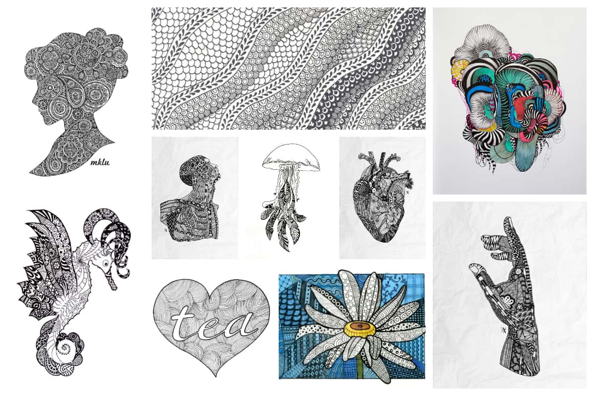 Featured image of post View 11 Zentangle Art Simple Easy Patterns To Draw