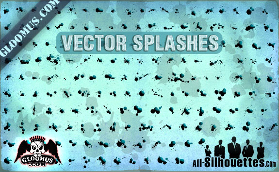 173 Grunge Vector Splashes