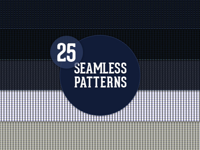 25 Seamless Website Patterns by Wassim