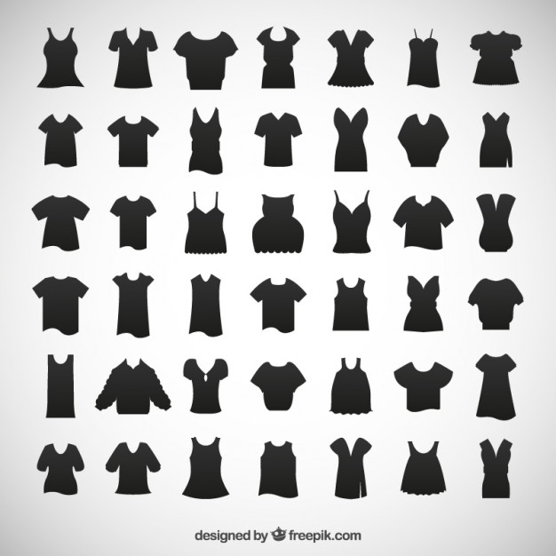 42 Clothes Silhouettes