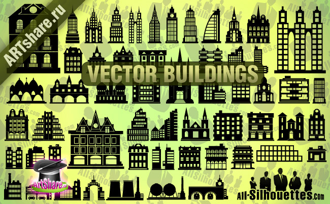 57 Vector Buildings