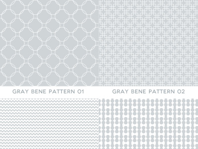 7 Gray Patterns by Bene