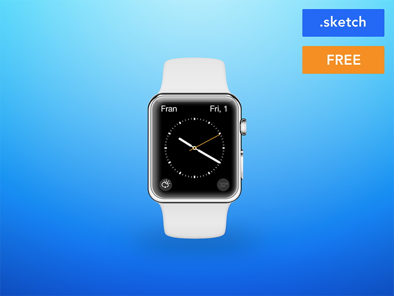 Apple Watch Free Template .Sketch by Julien