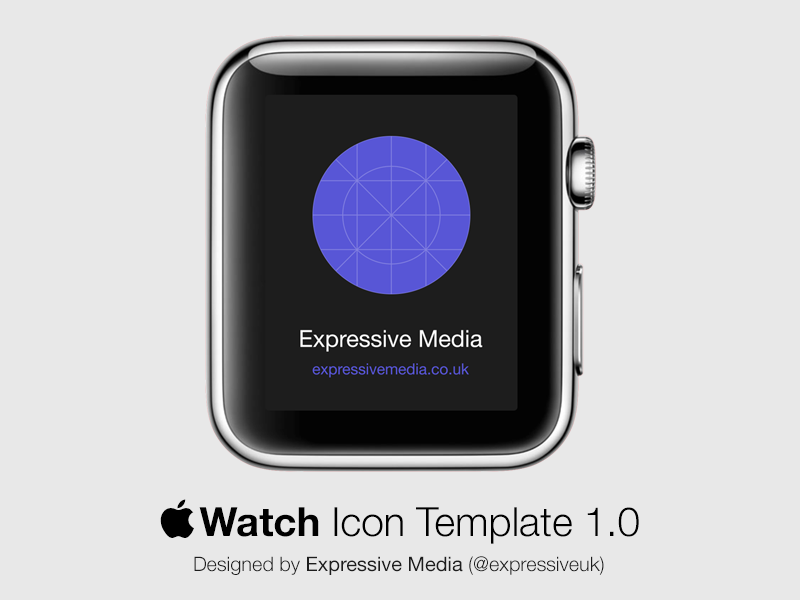 Apple Watch Icon Template by Expressive Media