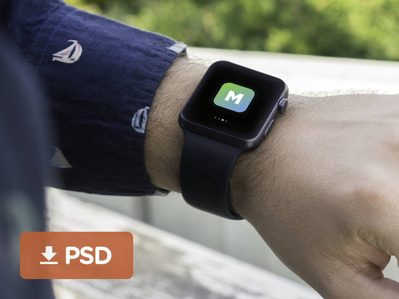 Apple Watch Mockup by Tomas Jasovsky