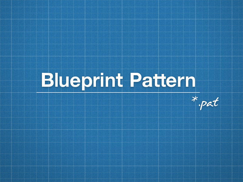 Blueprint Pattern by Benjamin Roesner