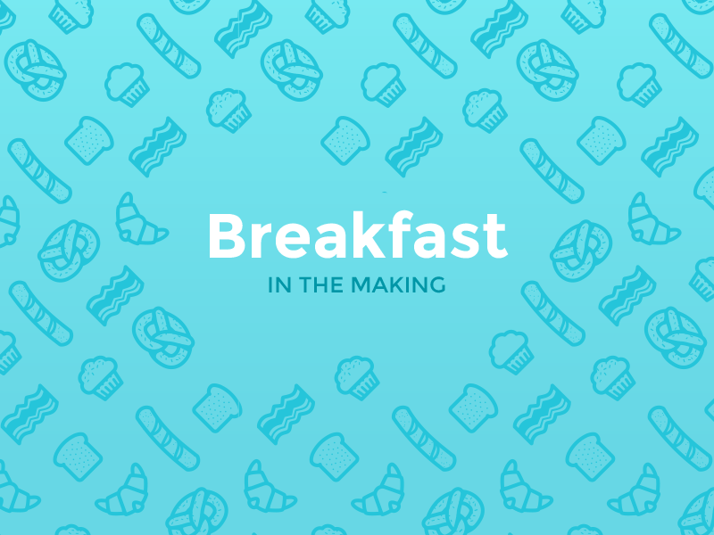 Breakfast Pattern Freebie by Strahinja Todorovic