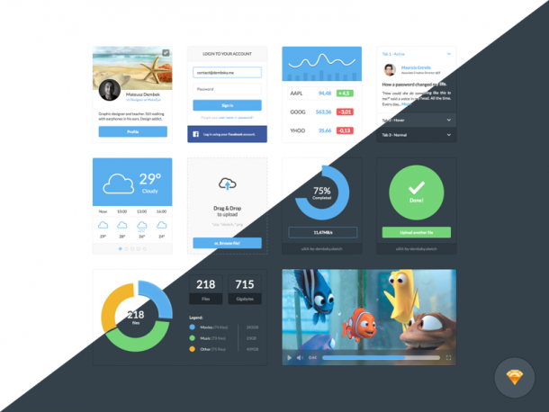 Light User Interface Design 40 Free User Interface Kits You Should Consider Downloading ...