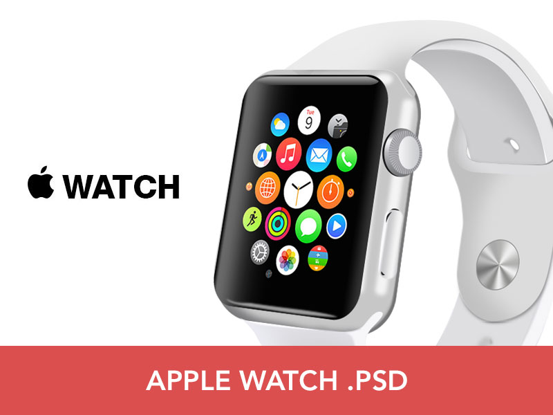 Free Apple Watch PSD by Sean Geraghty