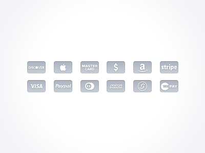 Free Gray Credit Card Icons