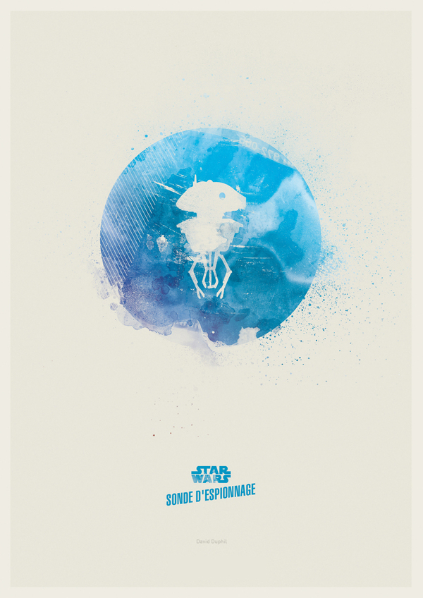 Minimalist Star Wars by David Duphil