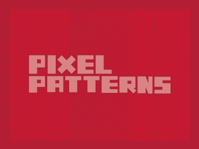 Pixel Patterns by Rich Hemsley