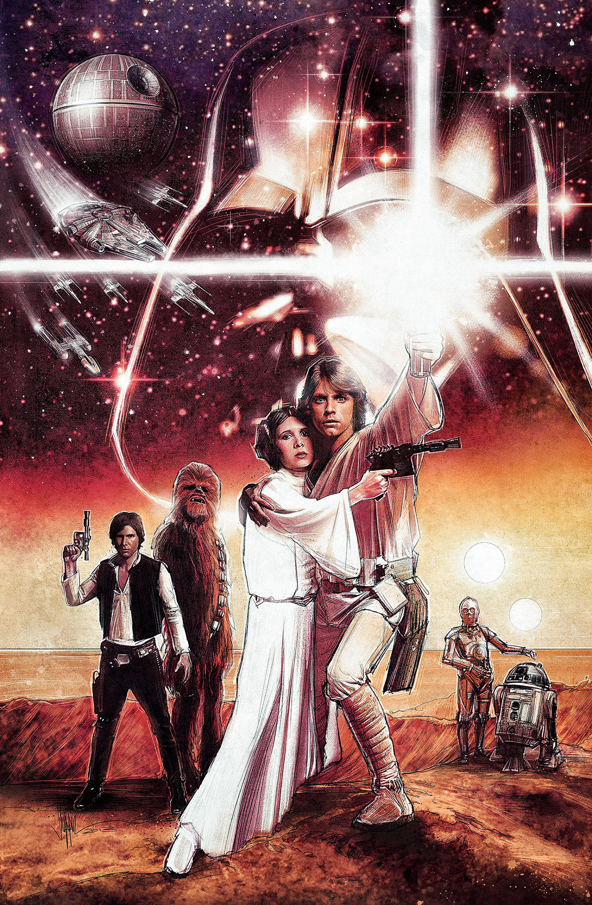 Star Wars - A New Hope by Paul Shipper