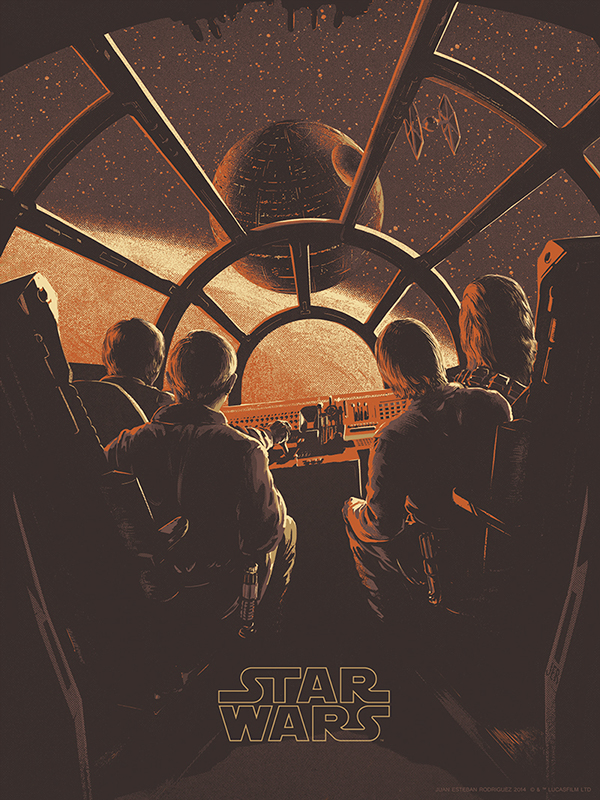 Star Wars Poster by Juan Esteban