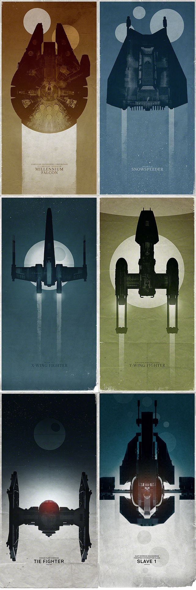 Star Wars Ships by Vesa Lehtimäki