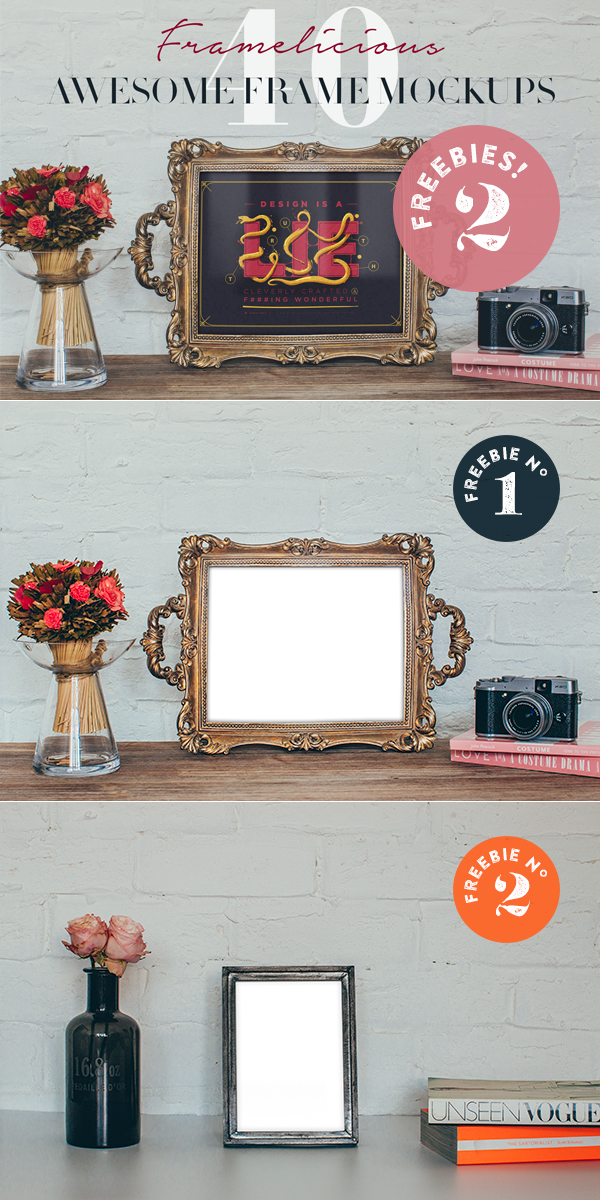 Download 2 Free Frame Mockups - Inspirationfeed