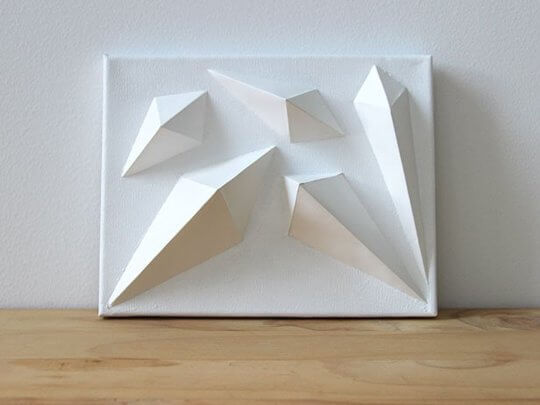 3D geometric wall panel from DIY Network