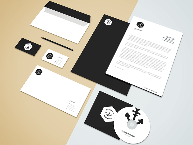 Branding,Stationery Mockup by GraphBerry