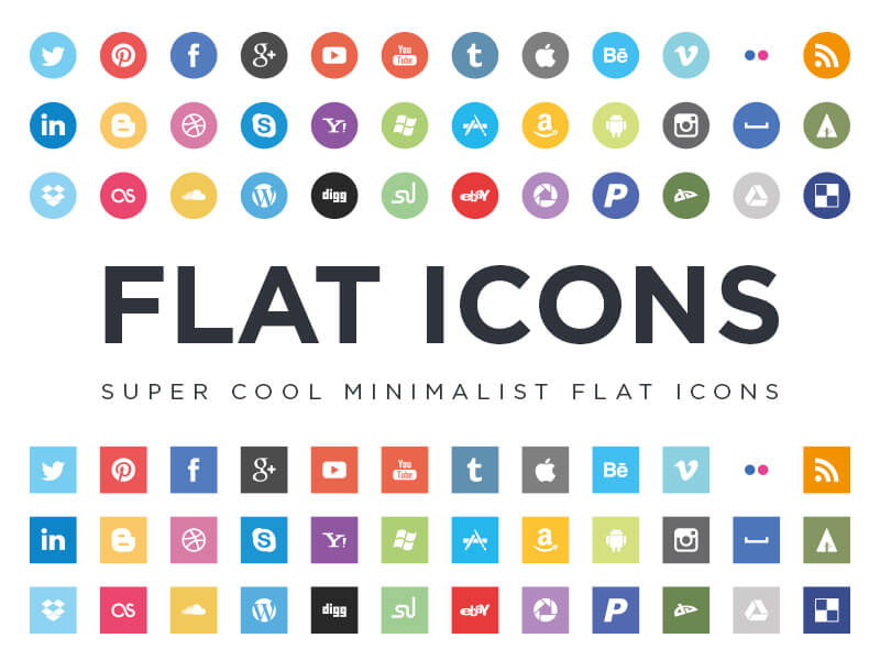 Flat Icons EPS by Jorge Calvo
