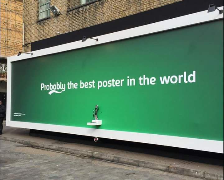 Free Carlsberg on billboard