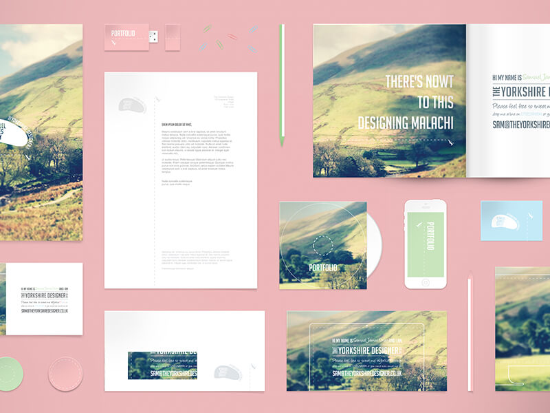 Free Stationery Mockup PSD by Samuel James Oxley