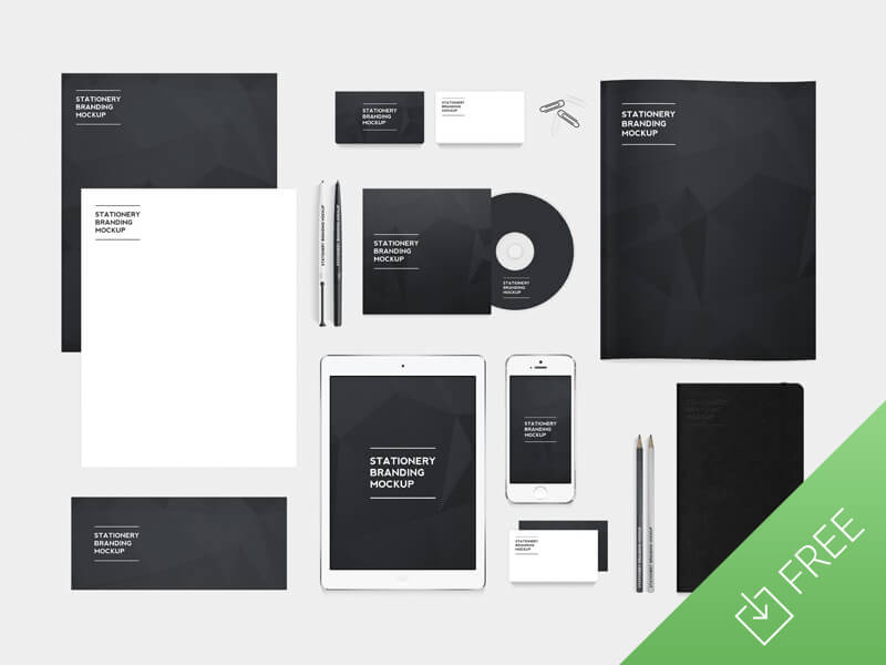 20 Free Stationery Branding Mockups For Your Designs Inspirationfeed