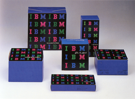 IBM Packaging by Paul Rand