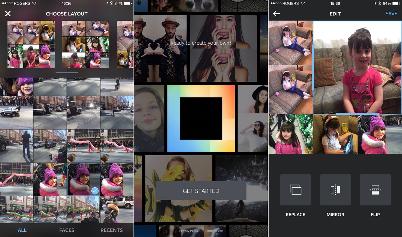 instagram layout preview