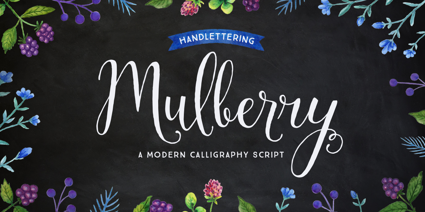 Mulberry Script by Cultivated Mind