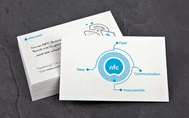 NFC enabled business card.