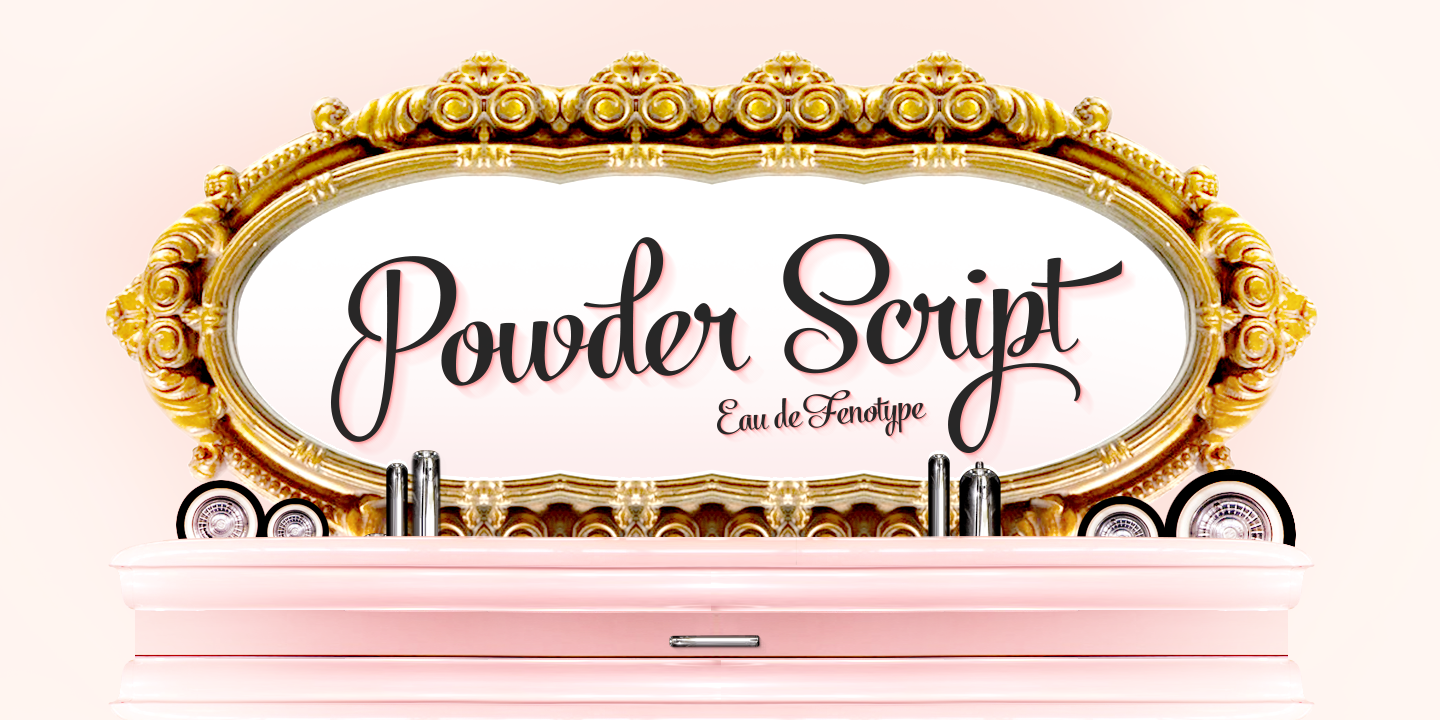 Powder Script by Fenotype