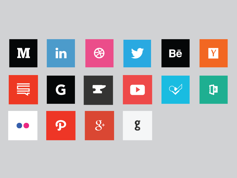 Social Media Icon Pack! by Chris Guimarin