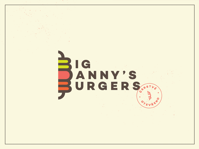 Big Danny's Burgers logo by Michal Slovák