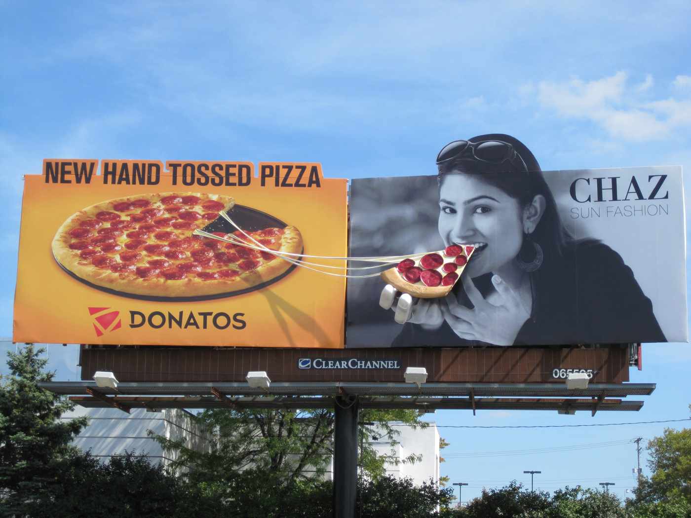 Danatos Pizza Billboard