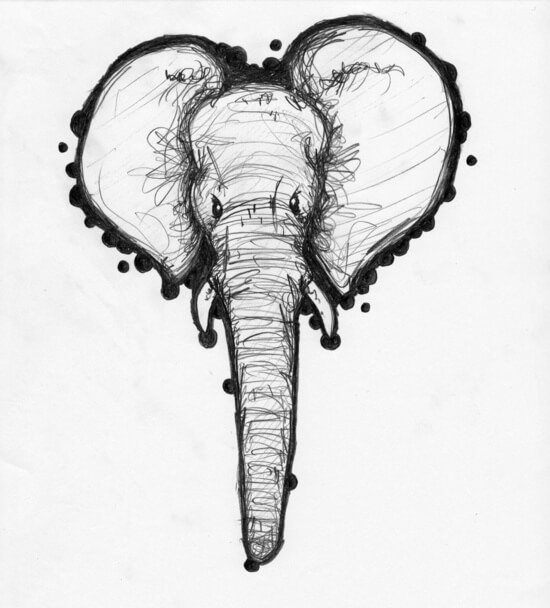 Elephant Sketch by BloodMoat
