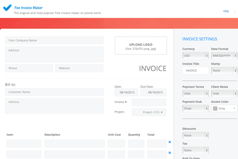 Free Invoice Maker