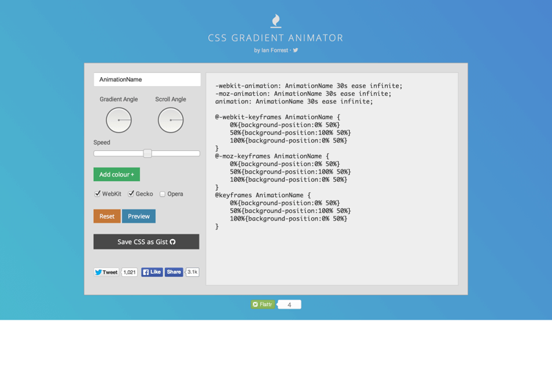 Gradient Animator