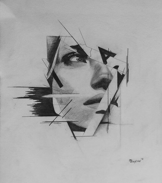 Imogen (abstract) Sketch