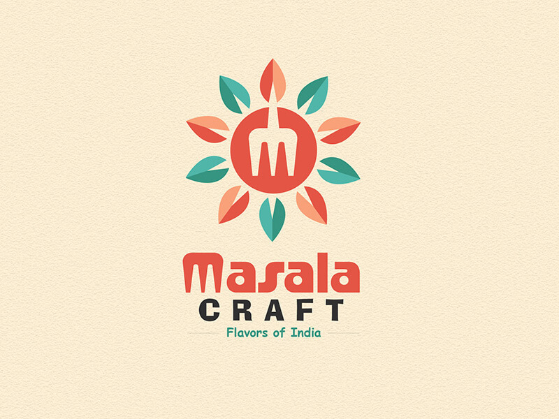 MasalaCraft Logo Desing by Kenil Bhavsar