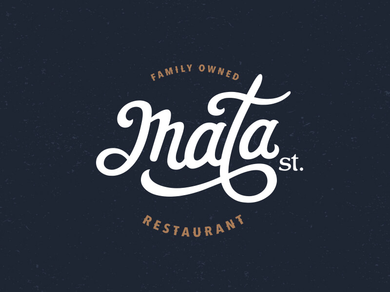 Mata St. Restaurant Logo by Ian Mesa