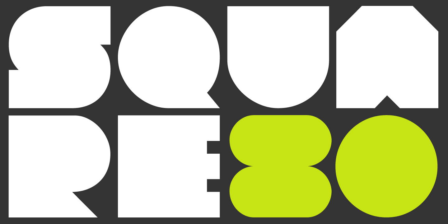 Square 80 by Zetafonts