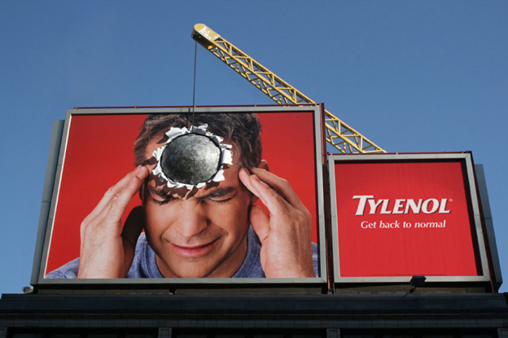 Tylenol Billboard Ad