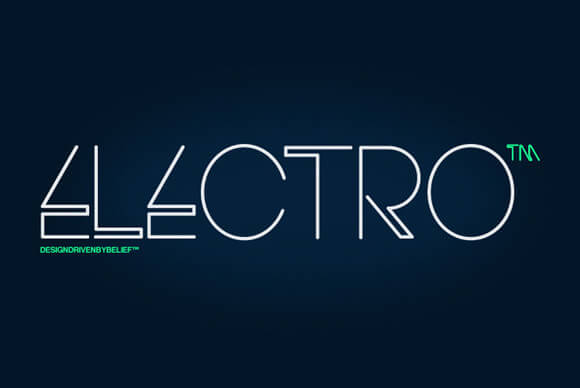 lectro Typeface by Thinkdust