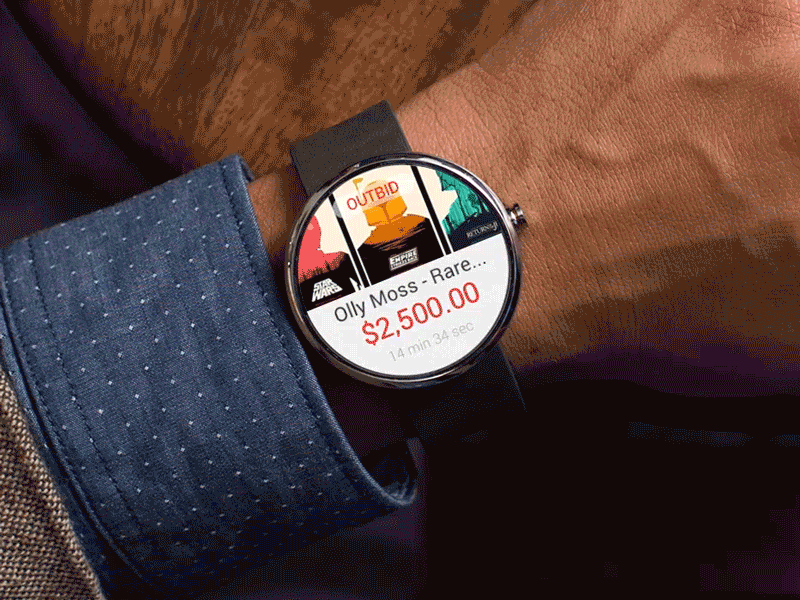 Android Wear Ebay Concept by Gary Keeler
