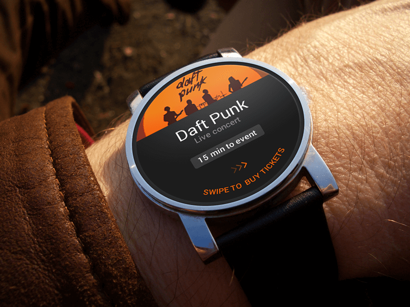 Android Wear concept by Stefan Hiienurm