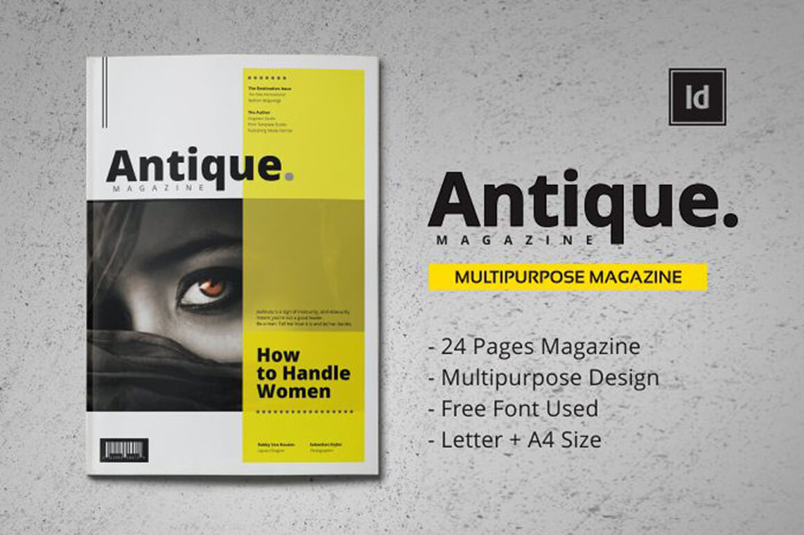 magazine cover page design templates free download