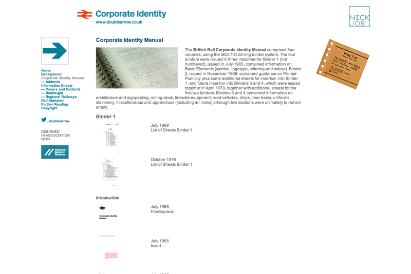 British Rail Corporate Identity Manual