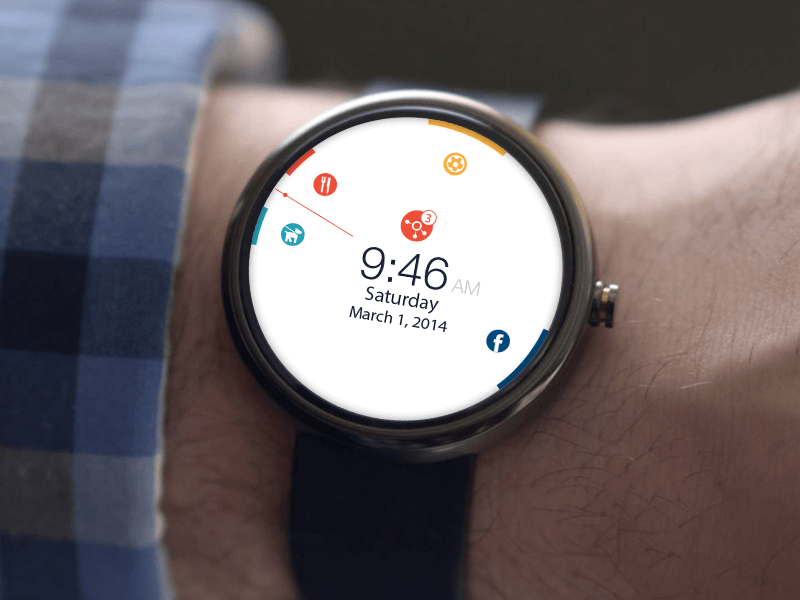 Calendar App - Android wear by Vasil Enchev