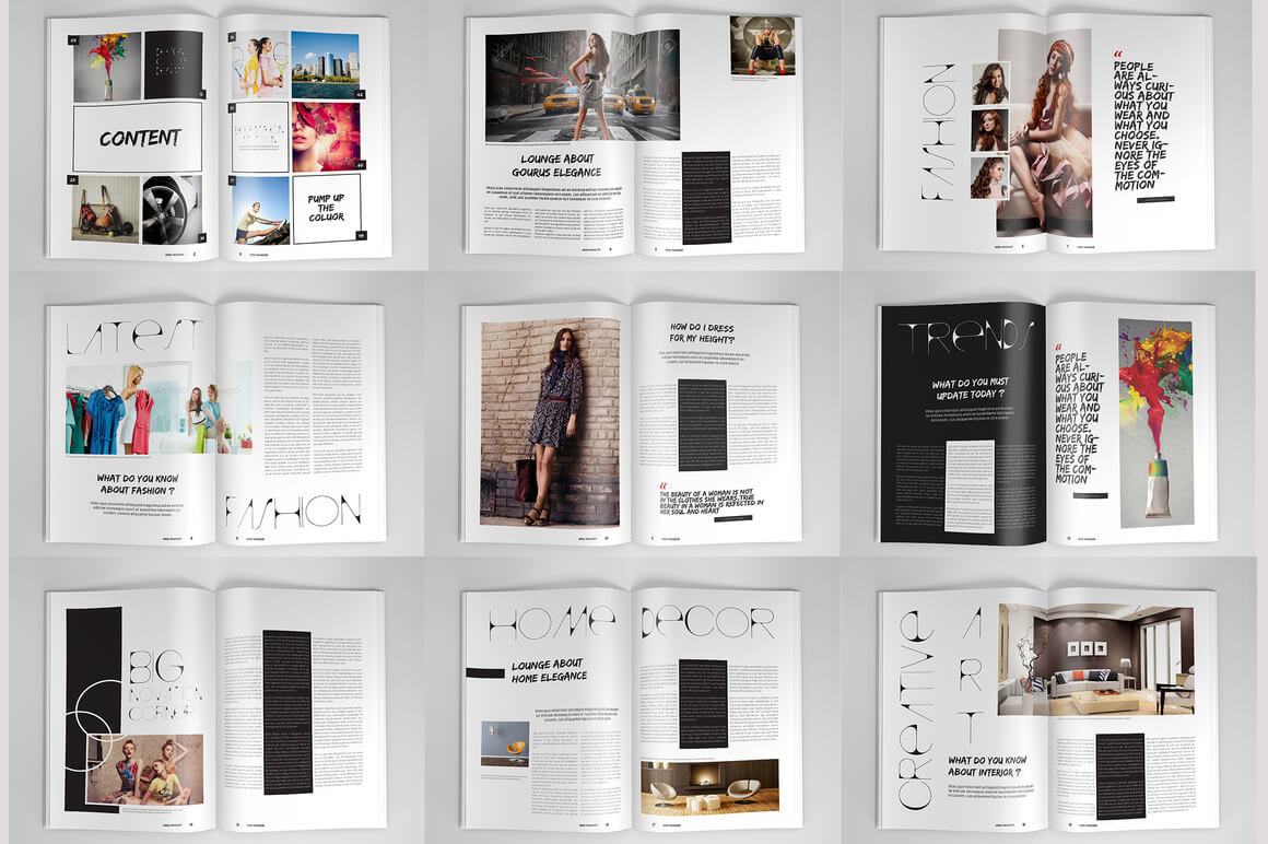 Creative Magazine Template